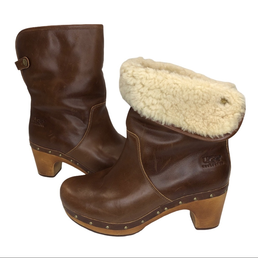 Ugg Australia Leather boots Women's Size 7